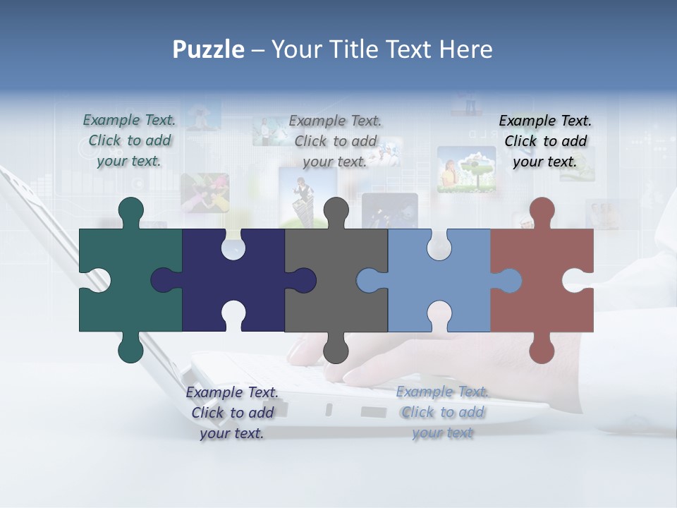 Strategy Communication Social PowerPoint Template