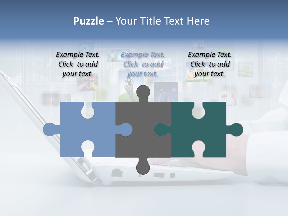 Strategy Communication Social PowerPoint Template