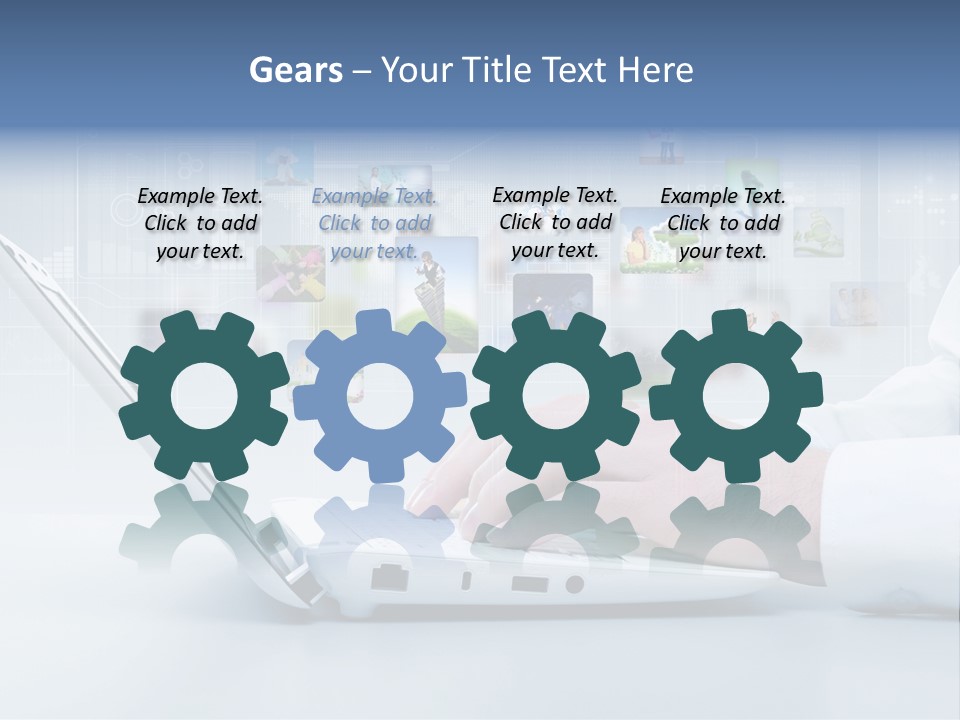 Strategy Communication Social PowerPoint Template