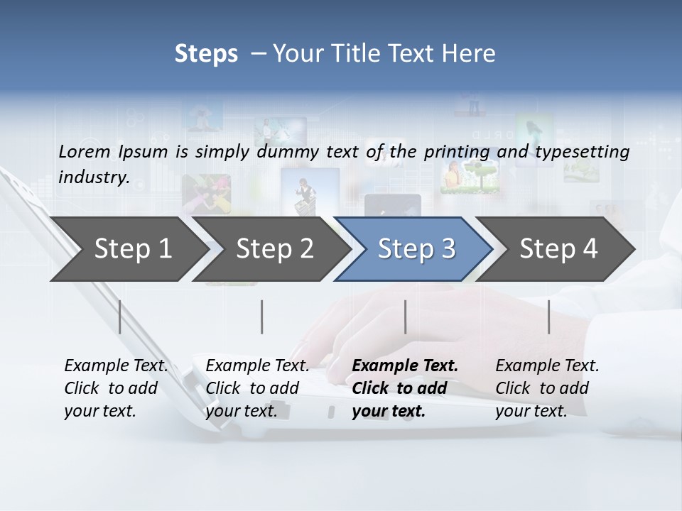 Strategy Communication Social PowerPoint Template