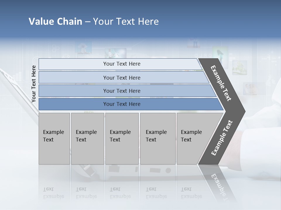 Strategy Communication Social PowerPoint Template