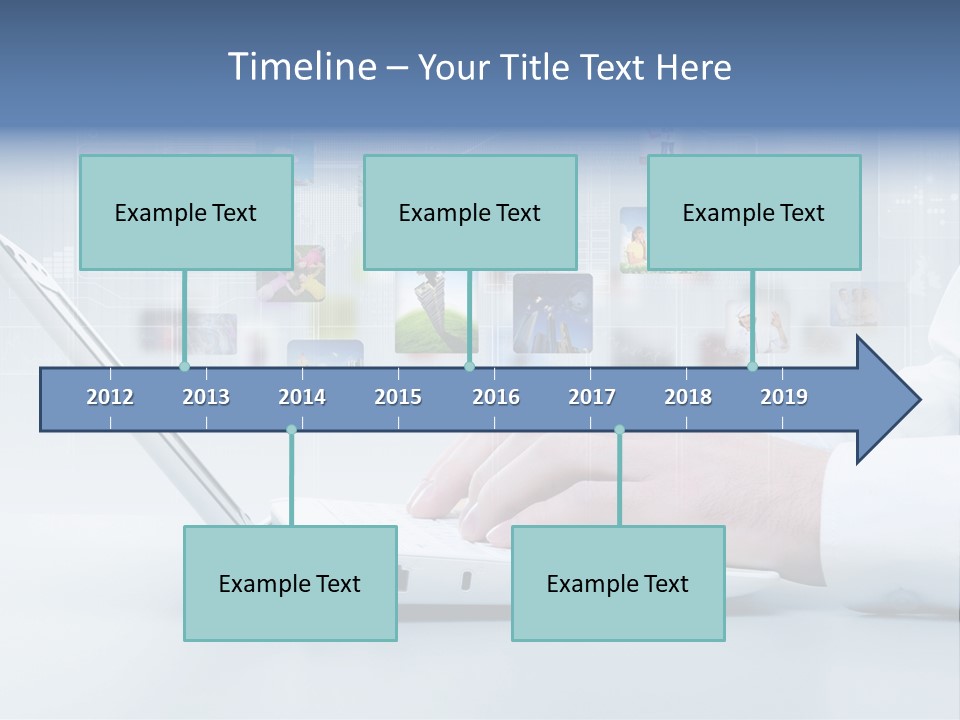 Strategy Communication Social PowerPoint Template