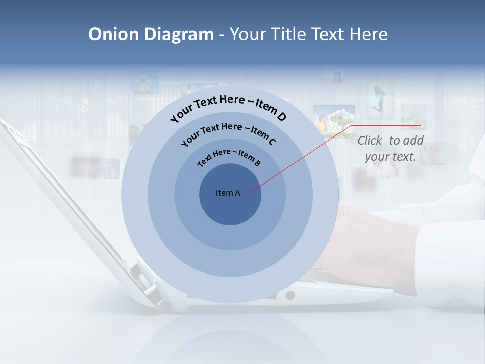 Strategy Communication Social PowerPoint Template