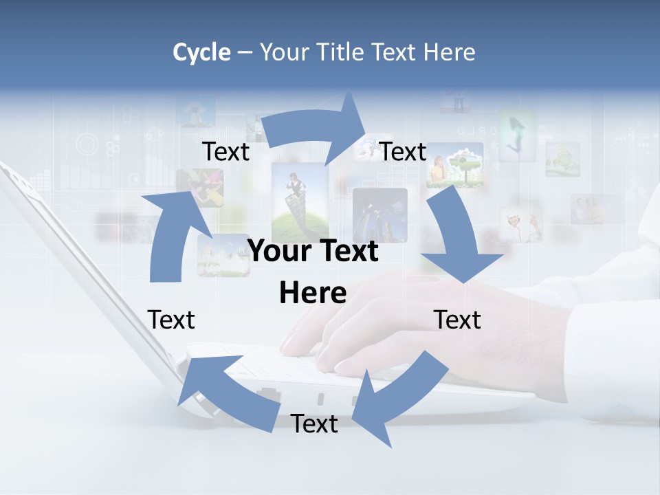 Strategy Communication Social PowerPoint Template