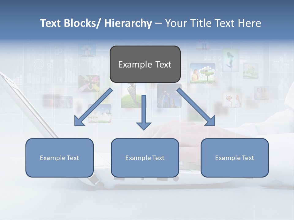 Strategy Communication Social PowerPoint Template
