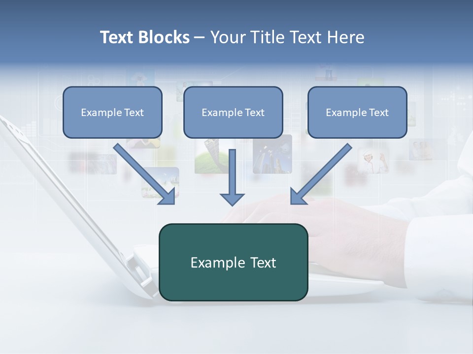 Strategy Communication Social PowerPoint Template