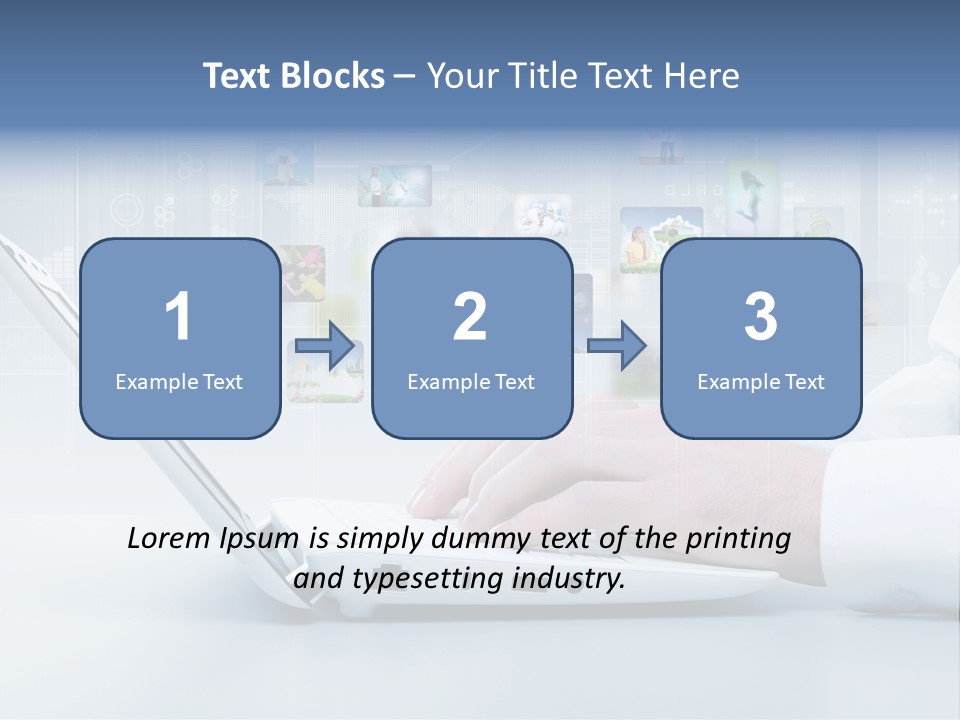Strategy Communication Social PowerPoint Template