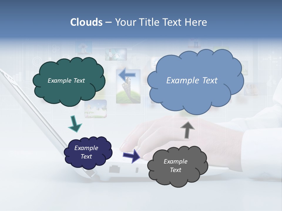 Strategy Communication Social PowerPoint Template