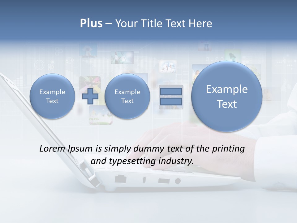 Strategy Communication Social PowerPoint Template