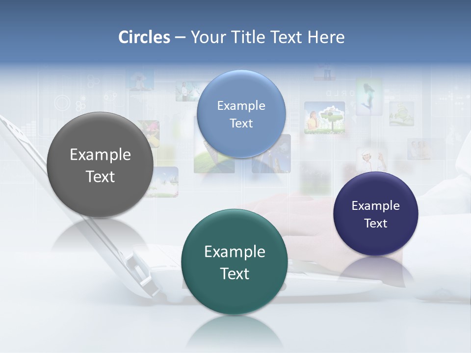 Strategy Communication Social PowerPoint Template