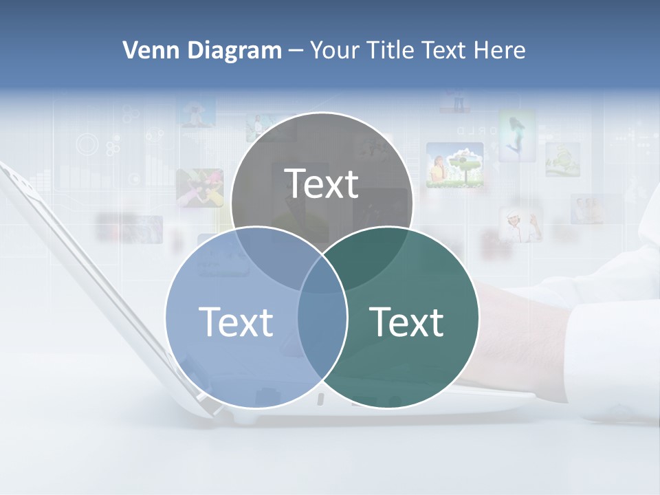 Strategy Communication Social PowerPoint Template