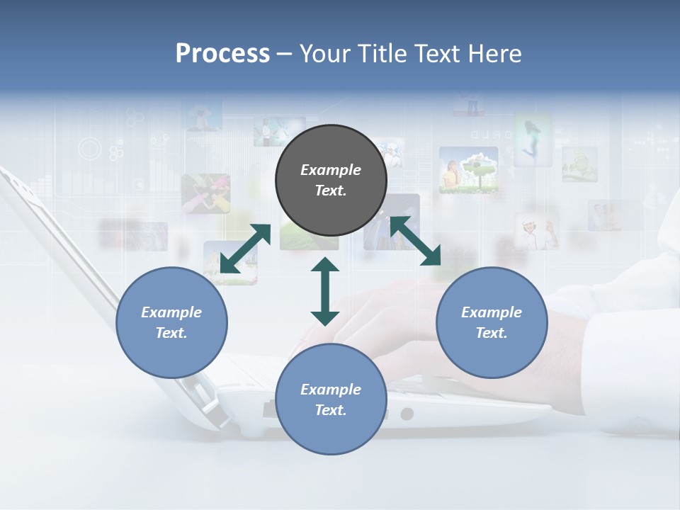 Strategy Communication Social PowerPoint Template