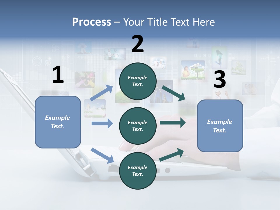 Strategy Communication Social PowerPoint Template
