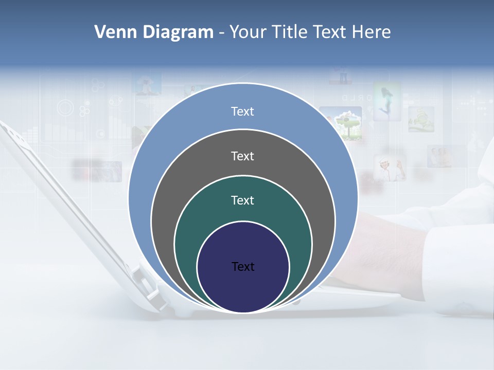 Strategy Communication Social PowerPoint Template