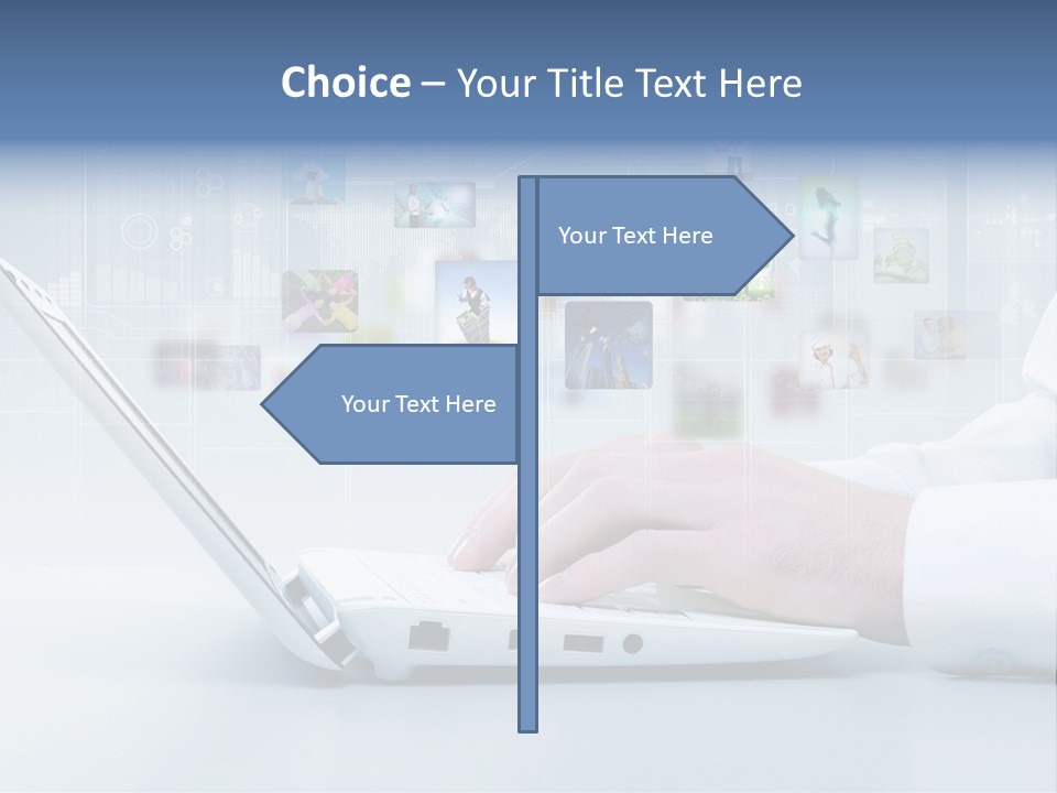 Strategy Communication Social PowerPoint Template