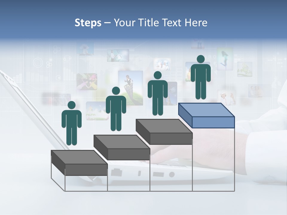 Strategy Communication Social PowerPoint Template