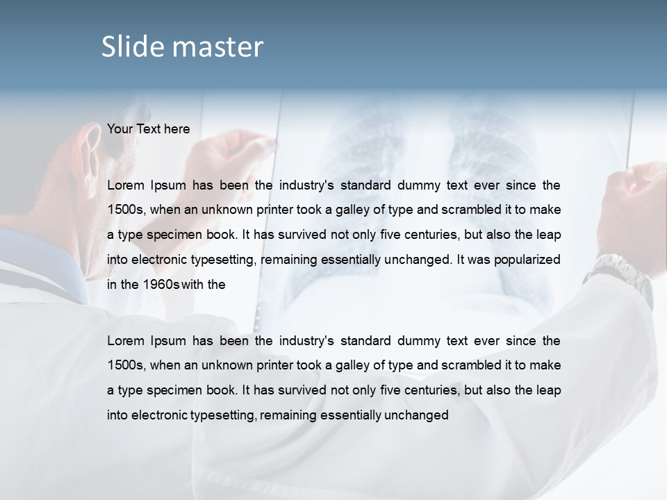 Person Infection Girl PowerPoint Template