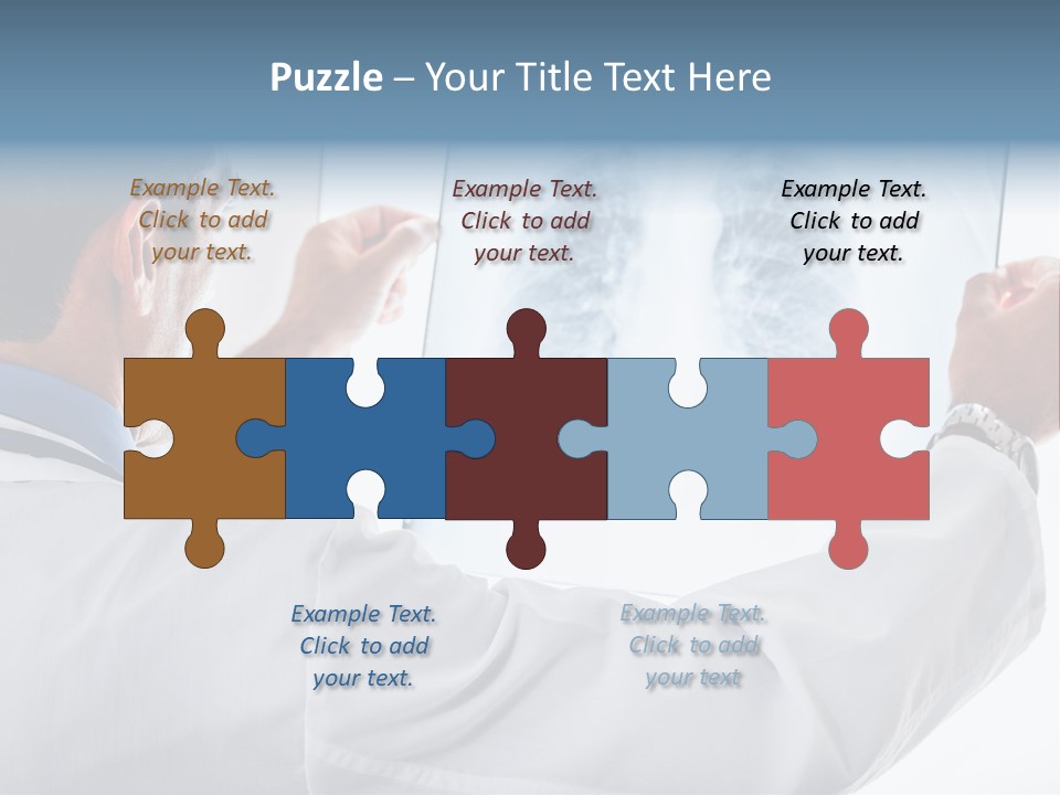 Person Infection Girl PowerPoint Template