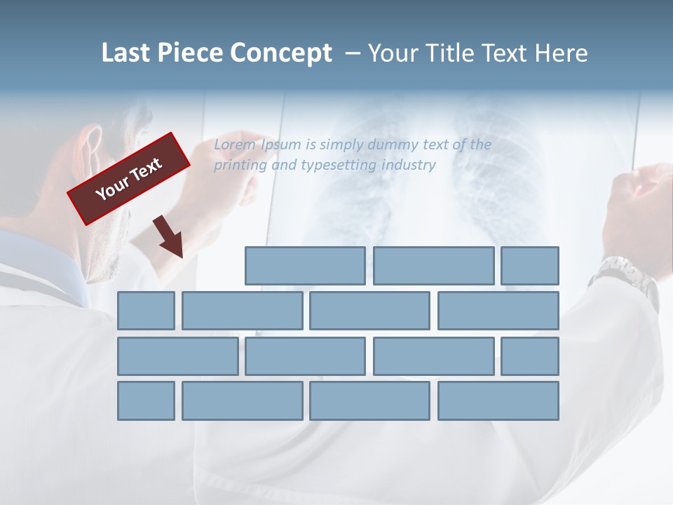 Person Infection Girl PowerPoint Template