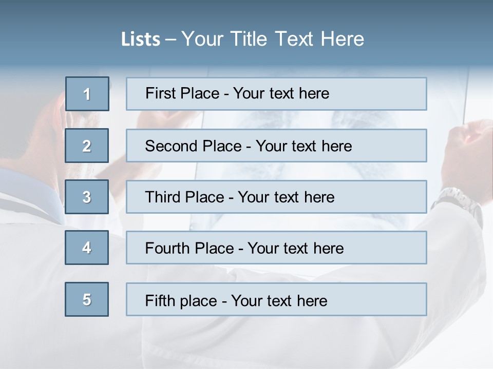 Person Infection Girl PowerPoint Template
