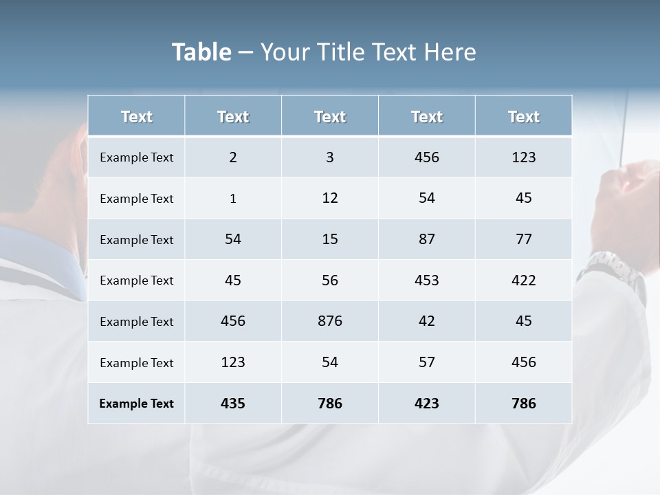 Person Infection Girl PowerPoint Template