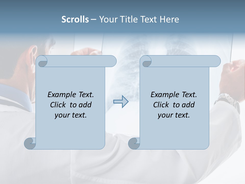 Person Infection Girl PowerPoint Template