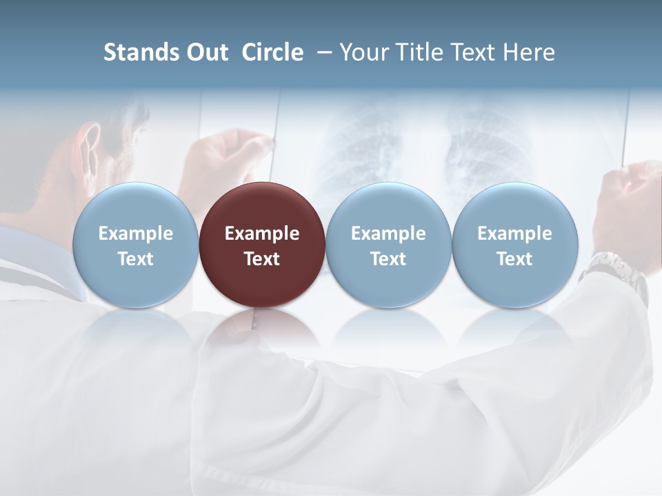 Person Infection Girl PowerPoint Template