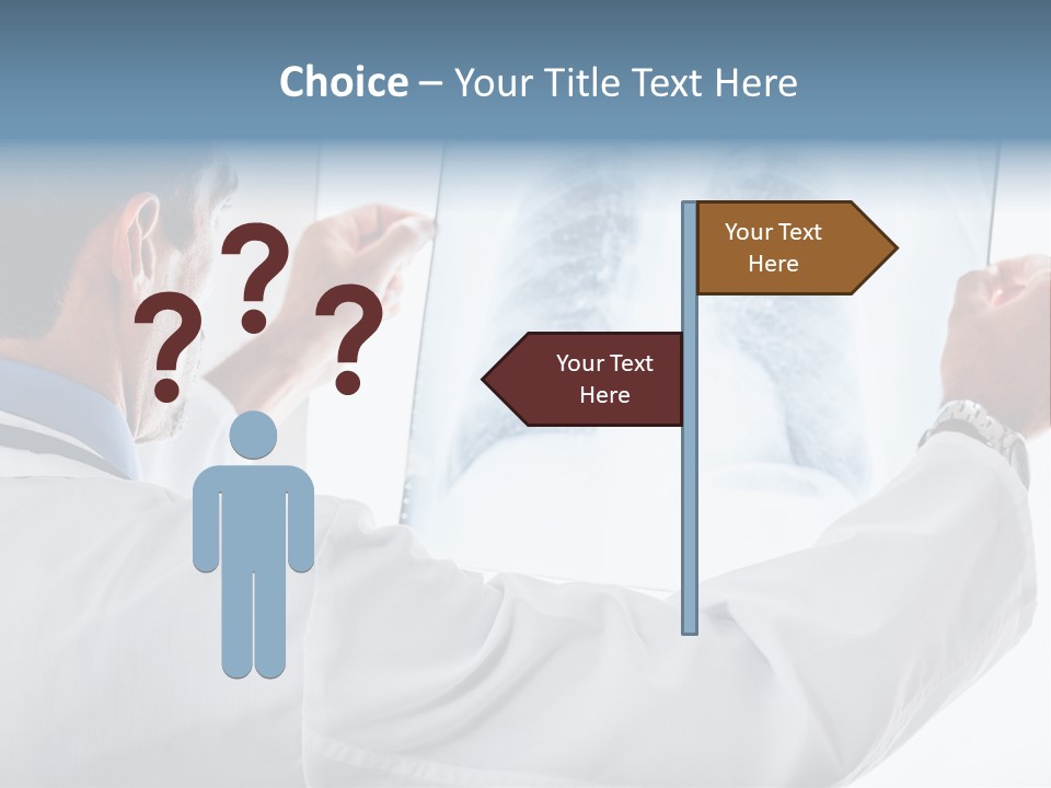 Person Infection Girl PowerPoint Template