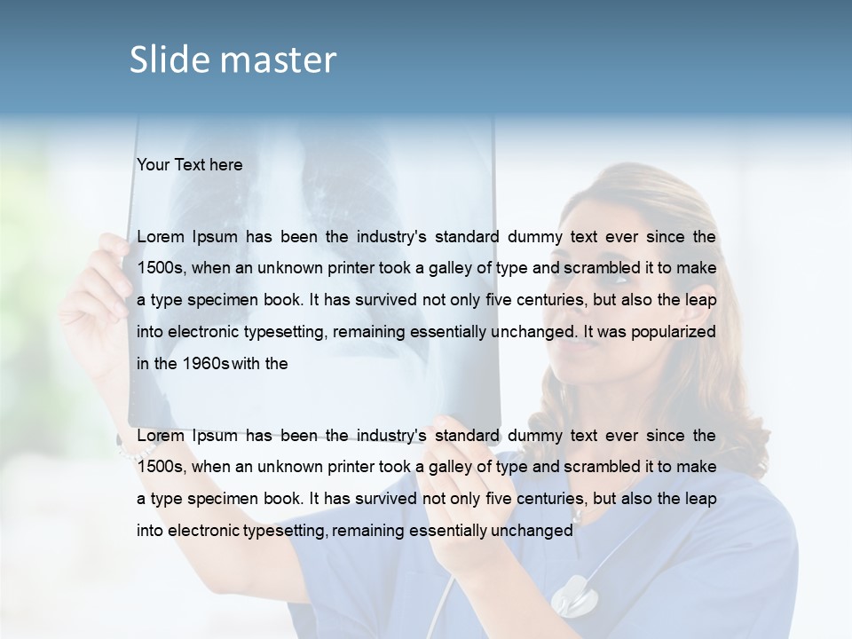 Background Lung Person PowerPoint Template