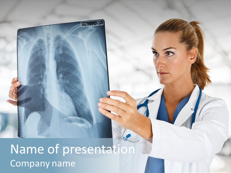 Person Xray Physician PowerPoint Template