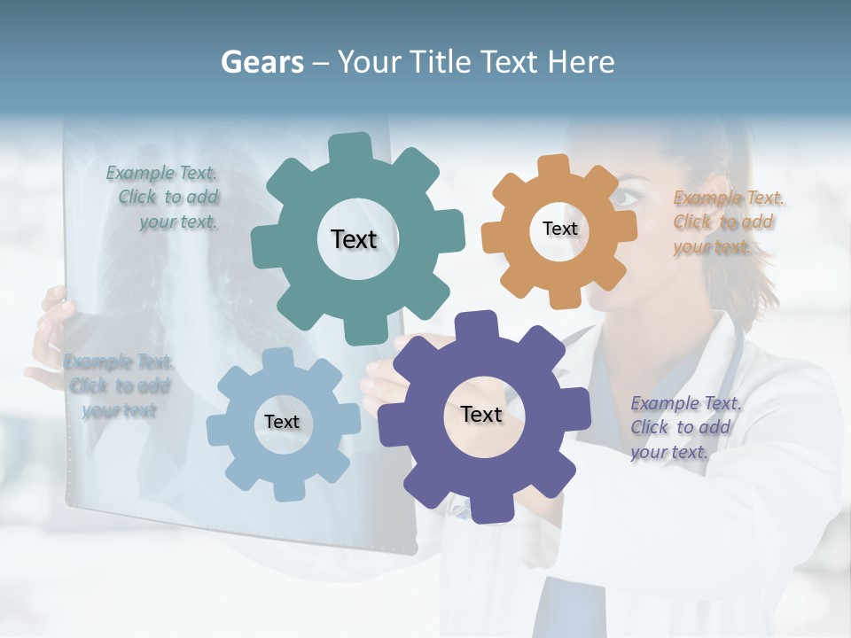 Person Xray Physician PowerPoint Template