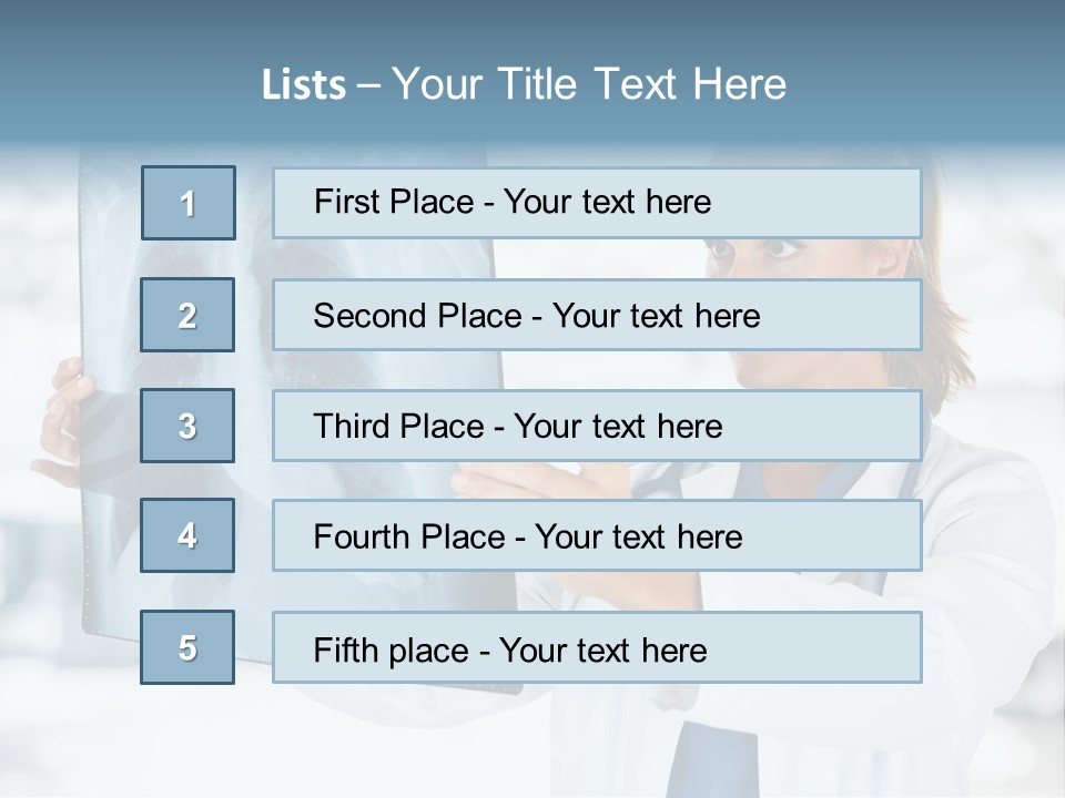 Person Xray Physician PowerPoint Template
