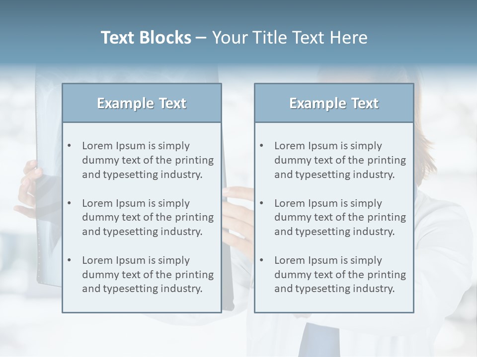 Person Xray Physician PowerPoint Template