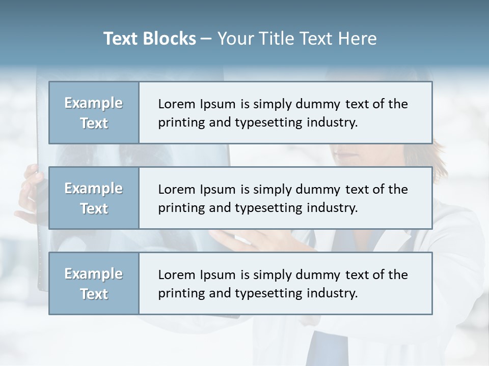 Person Xray Physician PowerPoint Template