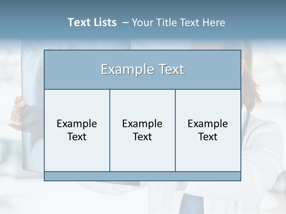 Person Xray Physician PowerPoint Template