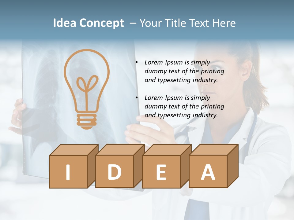 Person Xray Physician PowerPoint Template