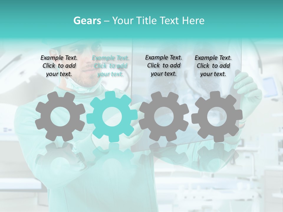 Man Working Aid PowerPoint Template