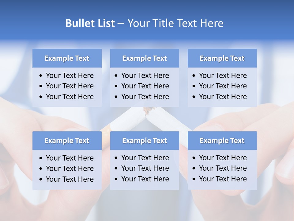 Nicotine Addiction Prevention PowerPoint Template
