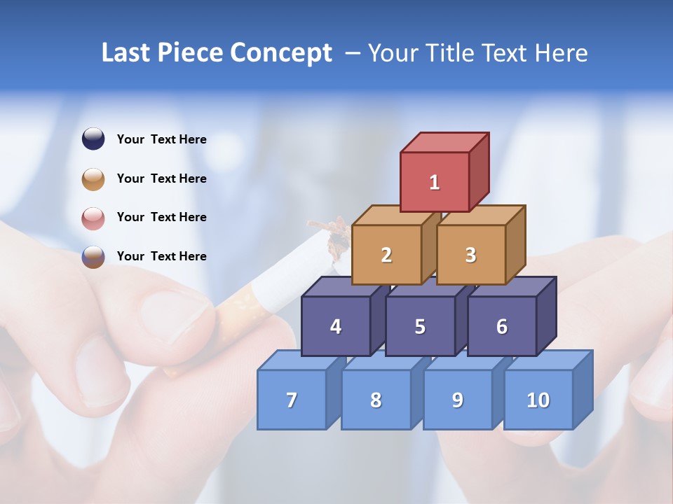 Nicotine Addiction Prevention PowerPoint Template
