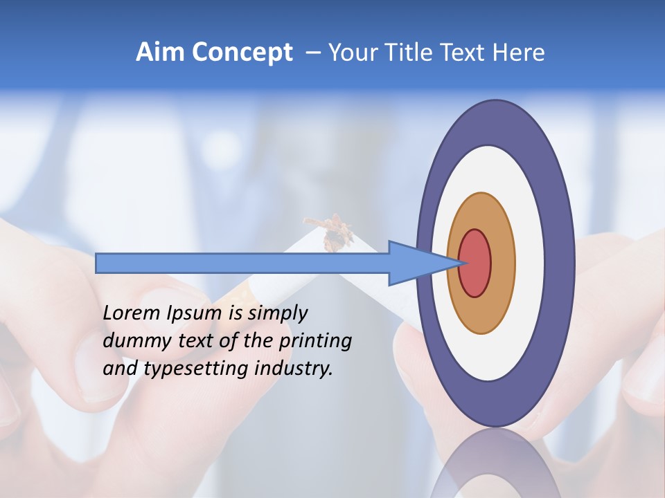 Nicotine Addiction Prevention PowerPoint Template