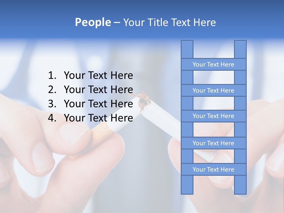 Nicotine Addiction Prevention PowerPoint Template