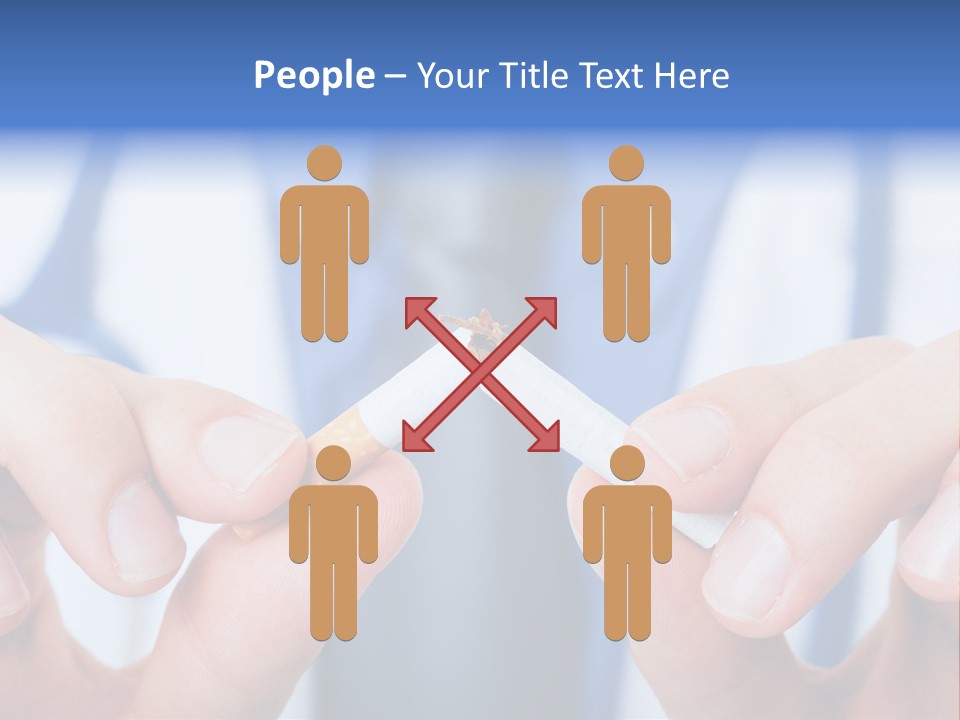 Nicotine Addiction Prevention PowerPoint Template