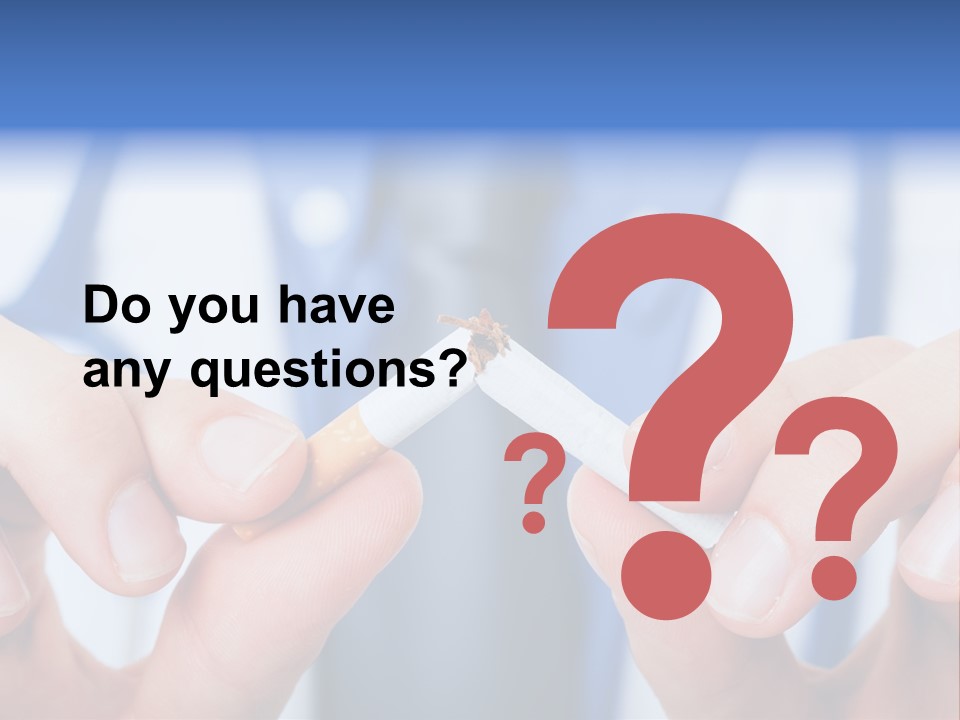 Nicotine Addiction Prevention PowerPoint Template