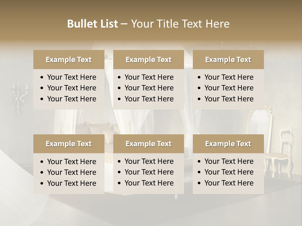 Vintage Rural Room PowerPoint Template