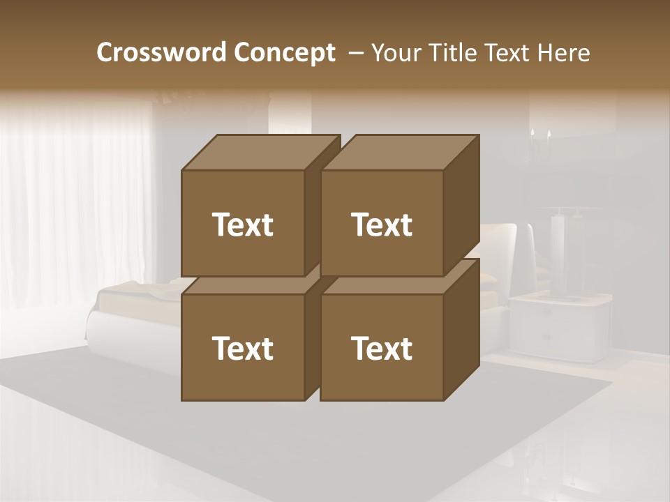 Comfortable Retro Interior PowerPoint Template