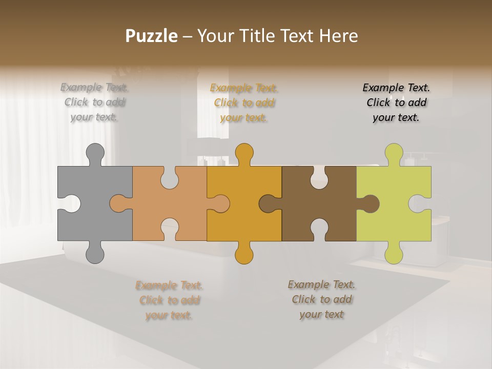 Comfortable Retro Interior PowerPoint Template