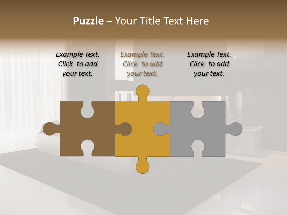 Comfortable Retro Interior PowerPoint Template