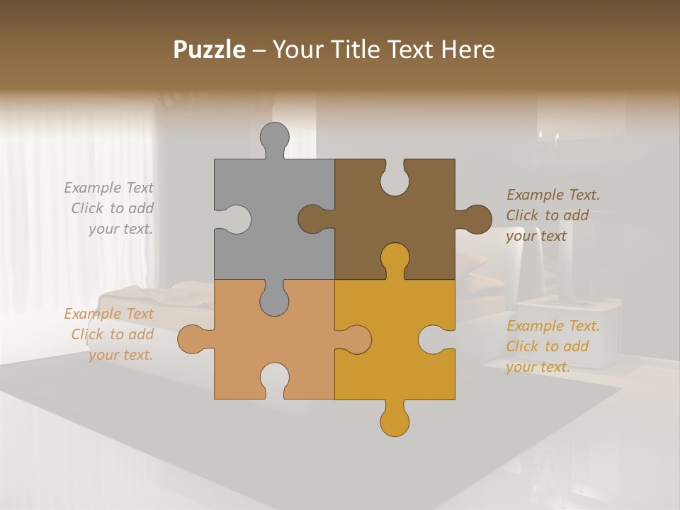 Comfortable Retro Interior PowerPoint Template