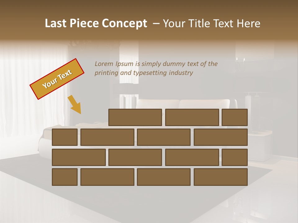 Comfortable Retro Interior PowerPoint Template