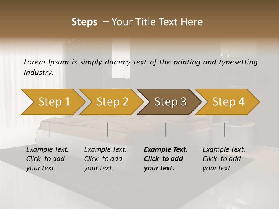 Comfortable Retro Interior PowerPoint Template